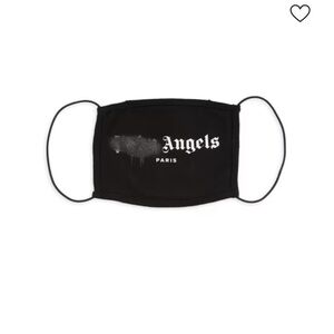 PALM ANGELS Sprayed Logo Face Mask